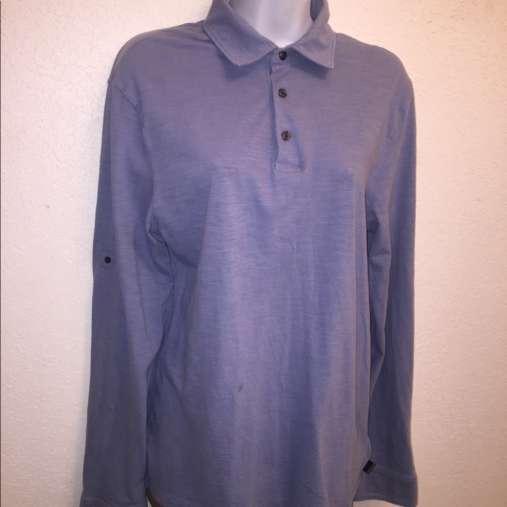 NWOT Michael Kors Men's Henley Shirt Sz M w/Collar